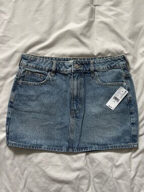 Medium Wash Denim Skirt
